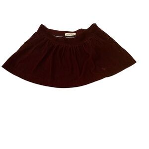 Abercrombie & Fitch corduroy miniskirt size 6 a line schoolgirl academia grunge